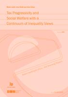 Tax Progressivity and Social Welfare with a Continuum of Inequality Views