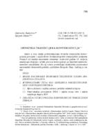 prikaz prve stranice dokumenta HRVATSKA TRANZICIJSKA KONVERGENCIJA