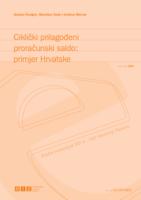 prikaz prve stranice dokumenta Ciklički prilagođeni proračunski saldo: primjer Hrvatske