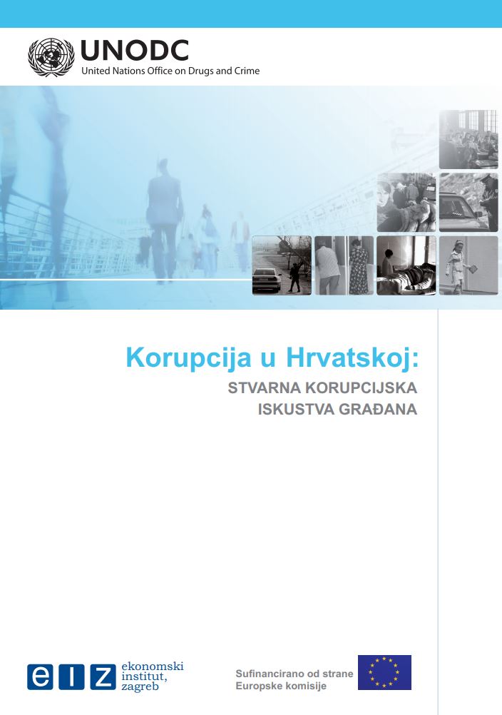 prikaz prve stranice dokumenta Korupcija u Hrvatskoj : stvarna korupcijska iskustva građana