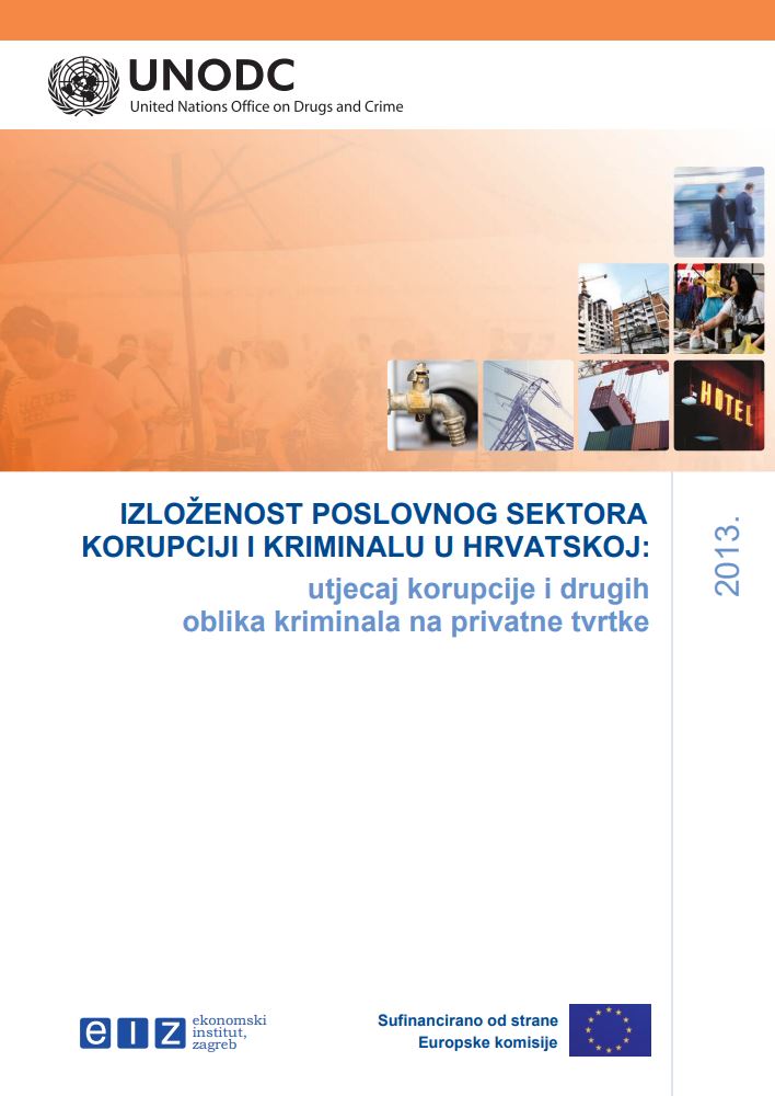 prikaz prve stranice dokumenta Izloženost poslovnog sektora korupciji i kriminalu u Hrvatskoj : utjecaj korupcije i drugih oblika kriminala na privatne tvrtke