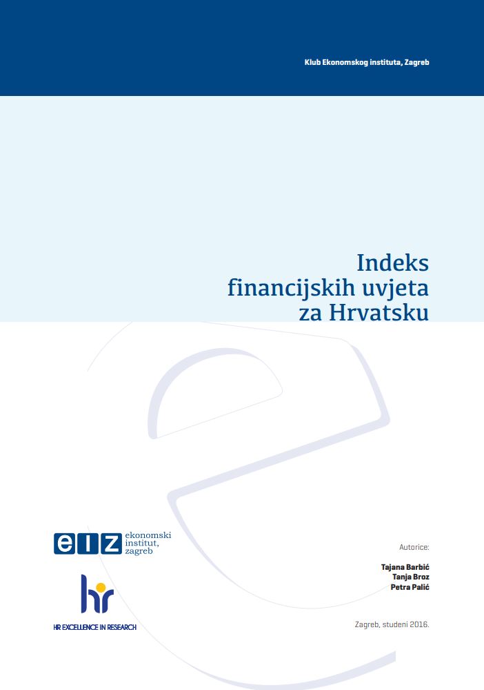 prikaz prve stranice dokumenta Indeks financijskih uvjeta za Hrvatsku