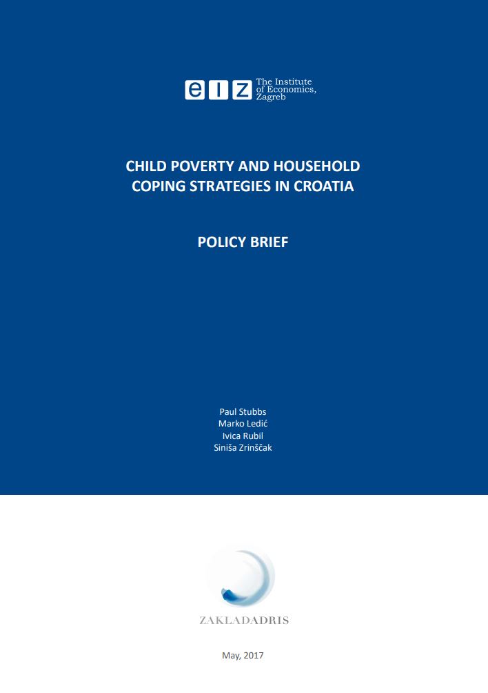 prikaz prve stranice dokumenta Child poverty and household coping strategies in Croatia : policy brief