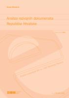 prikaz prve stranice dokumenta Analiza razvojnih dokumenata Republike Hrvatske